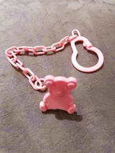 Chupete de bebé anti-cadena clip de seguridad de bebé de plástico cadena con clip para chupete cadena sostenedor para chupete de bebé Anti-cuentagotas