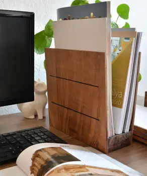 

3Line - Magazine Holder- Walnut - WOODSAKA