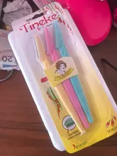 3 uds mujeres cuidado herramienta de depilación maquillaje máquina de cuchilla ceja Trimmer de afeitado seguro Razors