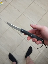 Folding Knife Ball-Bearings G-10-Handle Ceramics Non-Slip DC53 Steel Hunting FORESAIL