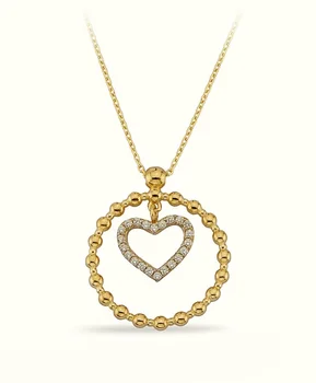 

Heart Gold Necklace 02-360-K1698