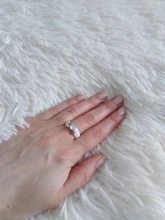 Anillo de boda de cerámica blanco y negro para mujer, joyería de circonita cúbica, anillos de compromiso lisos de cabujón delicado