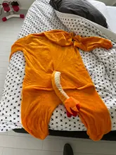 Dragón lindo pijama de los niños pijama de unicornio Onesie para los niños viñetas de animales bebé traje de invierno Niño niñas Licorne mono