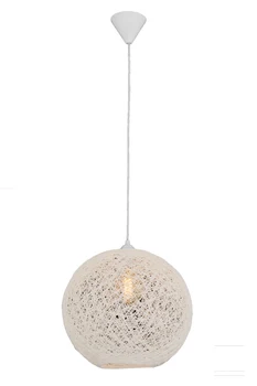 

AVONNI AV-4174-BY-30 White Painted Pendant, E27, Rope, Plastic,