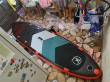 SUP300-Tabla de Paddle surf de 10 pulgadas, 300x76x15cm Tabla de Surf, bolsa, paleta, aleta, bomba de aire, kit de reparación, correa de pie