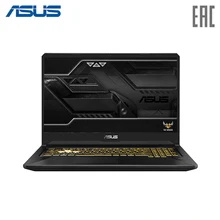 Ноутбук ASUS FX705DU AMD Ryzen 7 3750H/8Gb/1Tb+256G SSD/17.3" FHD I/GTX 1660Ti 6Gb/Wi-Fi/No OS Black(90NR0281-M01550