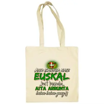 

Cloth bag Aita Santua Naiz Euskal bat bezala Aita arrunta sheath sheath cool