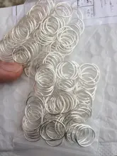 Silver-Color Hair-Bead Braiding-Hole Micro-Ring And for Dreadlocks 100pcs/Lot Deep-Copper