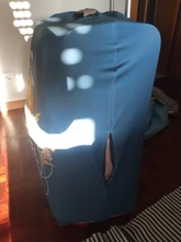 HMUNII mundo diseño de mapa cubierta protectora de equipaje maleta de viaje cubierta elástico polvo casos de 18 a 32 pulgadas, accesorios de viaje