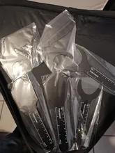 Fondo de ortodoncia Dental, tablero de contraste con imagen de la foto, placa de mejilla Oral con marca de escala, herramientas de dentista autoclavables, color negro, 6 uds.