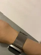 Milanese-Correa de reloj para Apple Watch, pulsera de acero inoxidable para hombre y mujer, 38mm, 42mm, 44mm, 40mm, 3 4 5 6 SE