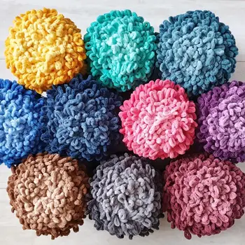 

Пряжа Alize Puffy Fine Ombre Batik 500гр 73м (100% микрополиэстер)