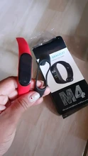 Reloj deportivo inteligente M4 para hombre y mujer, pulsera multifunción resistente al agua con control del ritmo cardíaco y de la presión sanguínea