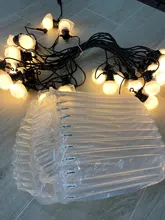 Bulb-String-Lights Globe Garland Cafe-Decoration Christmas Holiday IP65 Outdoor Waterproof