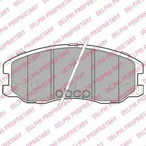 Колодки Передние Chevrolet Captiva, Opel Antara Lp1987 Delphi арт. LP1987