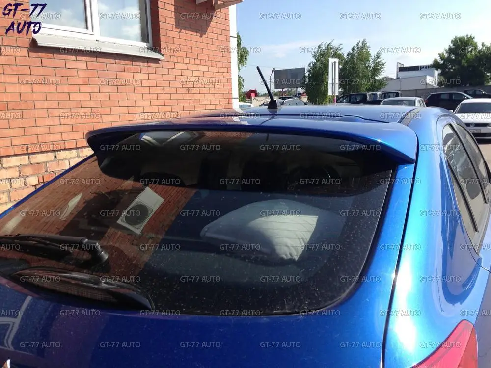 Спойлер на крышку багажника для Mitsubishi Lancer X Sportback 2003-2009 saber внешний материал ABS пластик Стайлинг тюнинг pad