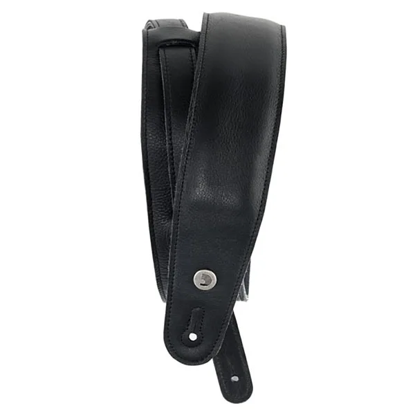 25PLC01 Padded Garment guitar strap, leather, black, Planet Waves