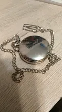 Reloj De bolsillo Retro De plata clásica para hombre, pulsera De mano De cuarzo pulido con cadena colgante, De bolsillo liso, regalo