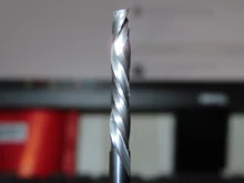 Fresadora de madera arriba y abajo corte 2 flautas espiral de herramienta de fresado CNC Router de compresión de fresa final para madera de corte Bits