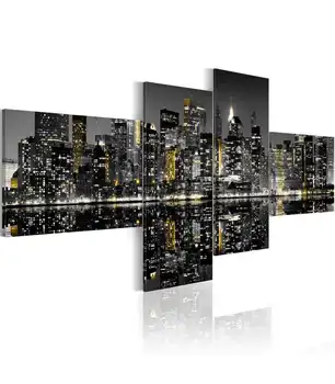 

Picture-The gold color brightness of skyscrapers