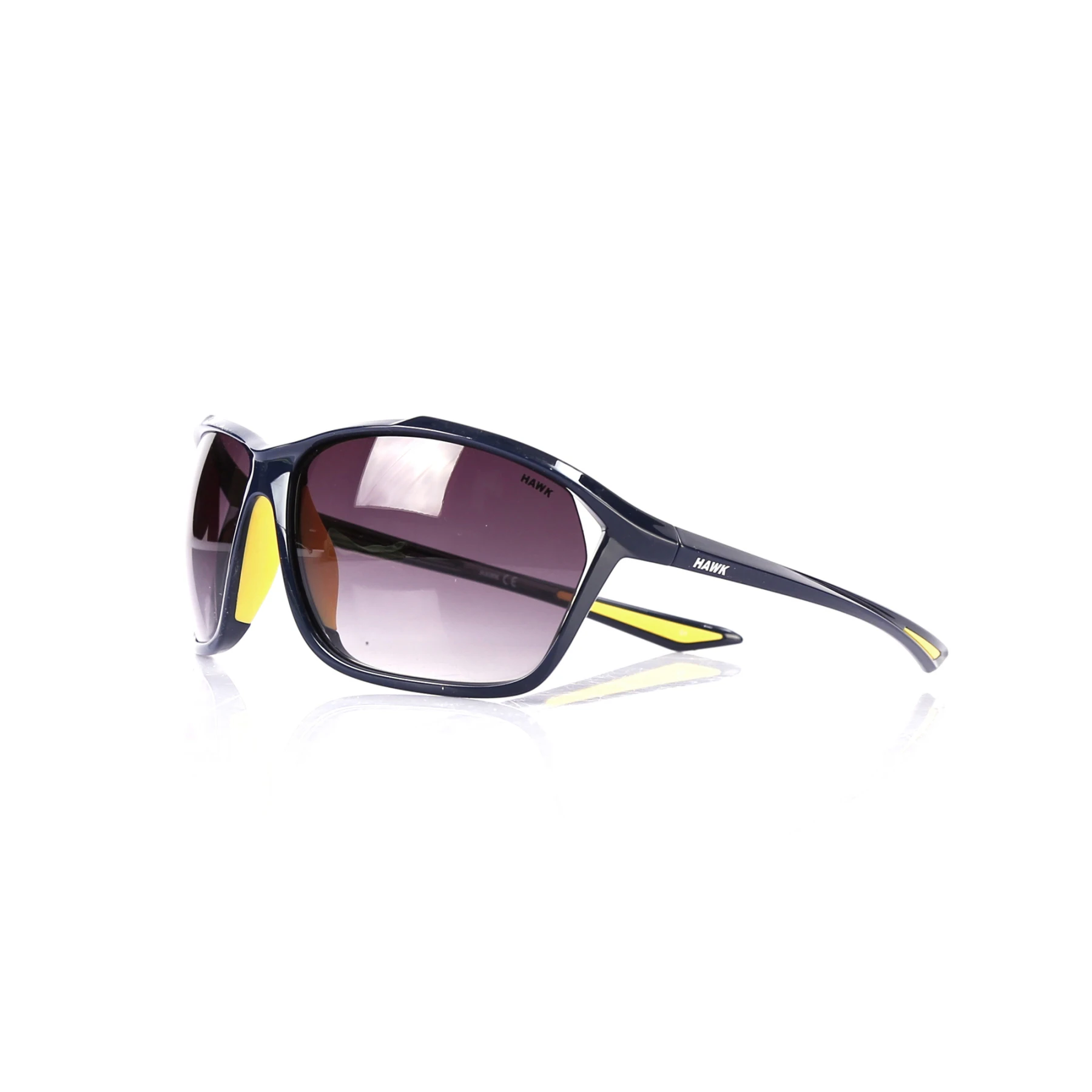 

Men's sunglasses hw 1772 02 bone navy blue organic rectangle rectangular 64-14-130 hawk