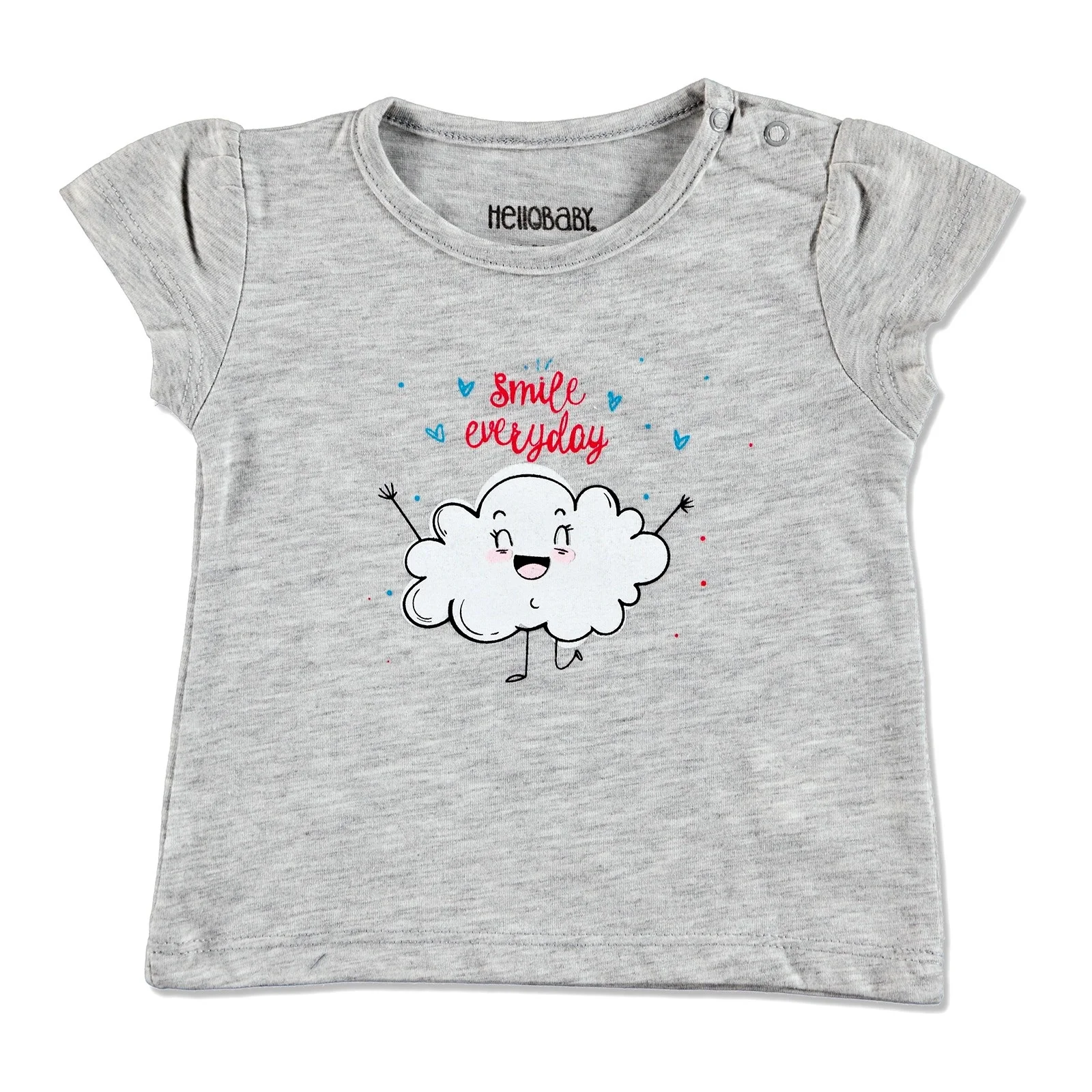 Ebebek HelloBaby Базовая Детская футболка с короткими рукавами| |