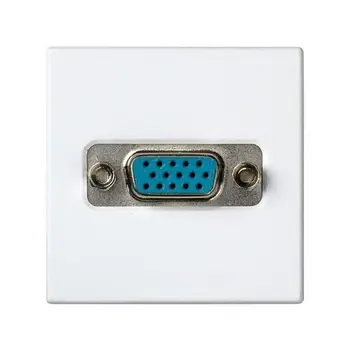 

Conector VGA HD15 hembra medio elemento Simon 27 Play Blanco