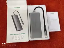 UGREEN-concentrador de red USB C, adaptador HDMI 10 en 1, USB C a USB 3,0, Dock para MacBook Pro, accesorios, USB-C tipo C 3,1, divisor