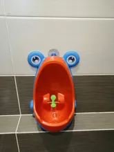 Bebé orinal asiento de entrenamiento Rana niños olla de urinario de pared para niños baños portátiles pueden conectarse de tubería de agua