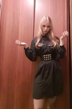 Vestido plisado de manga larga para mujer, estilo pijo, liso, dulce, sin definición, sencillo, elegante, japonés, estudiantes, ropa de calle