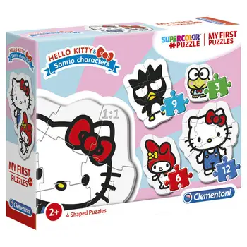 

Puzzle My First Puzzle Hello Kitty 3-6-9-12Pzs toys board games Clementoni