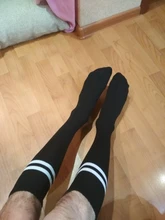 Calcetines deportivos de fútbol para hombre y mujer, leggins por la rodilla, calcetín de tobillo en la rodilla, para correr, béisbol, fútbol, Unisex, 1 par