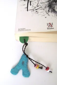 

Pafuli Handmade Felt Bookends Blue - A -