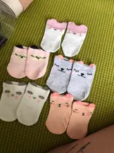 YWHUANSEN-Calcetines de malla de verano para recién nacidos, bonitos calcetines de dibujos animados para niñas, calcetines finos de algodón suave para niños, 5 par/lote