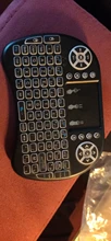 Air-Mouse Touchpad Tv-Box Remote-Control Russian Backlit I8 Mini Wireless-Keyboard Android