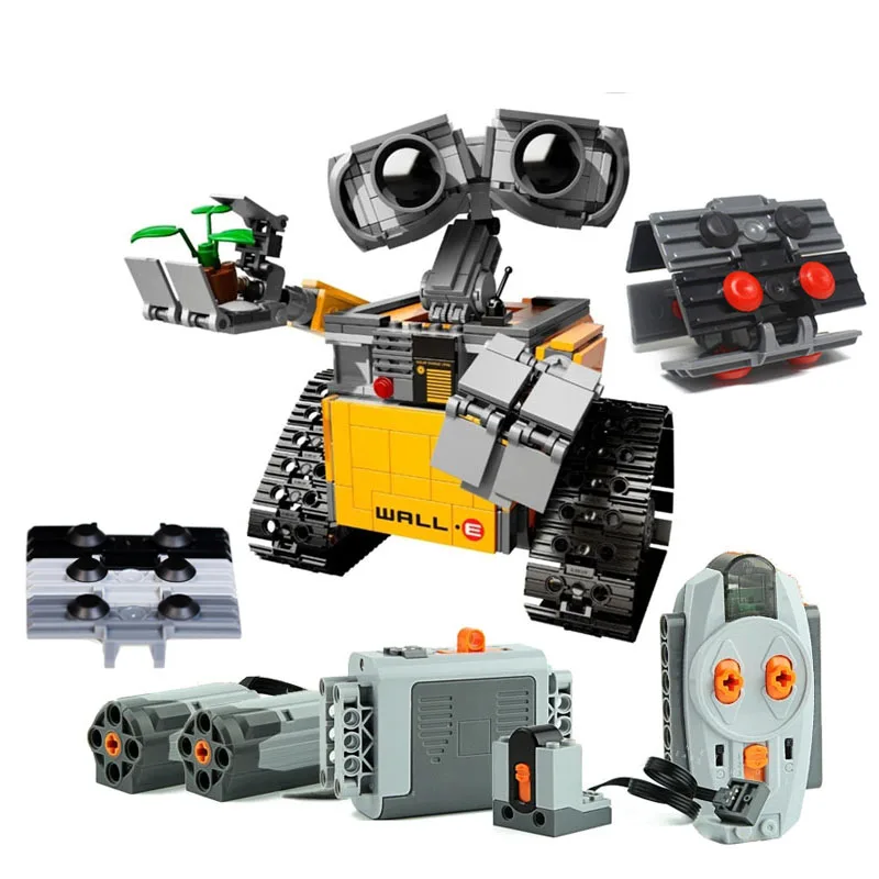 vedhæng gennemse Partina City Lego Motor Wall E | Wall E Robot Kit | Wall E Diy Robot | Wall E Rc Robot |  Idea Robot Wall - Blocks - Aliexpress