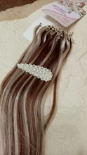 MRSHAIR-Micro anillo de extensiones de cabello humano, 1g/soporte, 50 hebras, no Remy, Rubio, marrón, Micro cuentas, 12, 16, 20, 24 pulgadas