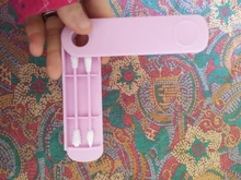 Bastoncillo de algodón reutilizable, limpieza de orejas de doble cabeza, maquillaje, eliminación de cosméticos, herramienta de hisopos de silicona portátil lavable, 2 unids/caja