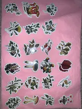 46 unids/caja Retro serie de bosques planta de decoración pegatinas planificador Scrapbooking papelería coreana pegatinas diario