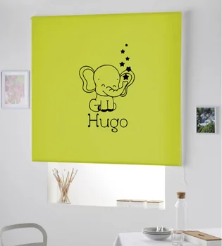 

Blind Iroa customizable Child/Elephant Hugo! ROLLER BLINDS TRANSLUCENT! (PISTACHIO 100X175)