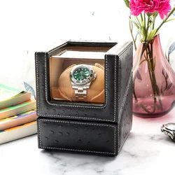 Driklux Leather Wooden 1 Single Watch Luxury Box Watch Winder For Automatic Watch