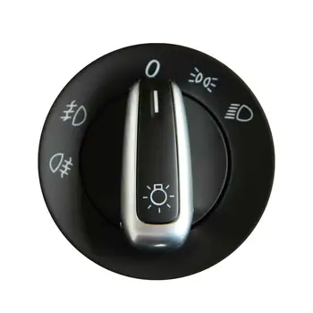 

BDP188 Chrome Headlight Control Switch Knob 3C8 941 431C For Golf 6;Passat;Jetta;Tiguan;Touareg;Caddy; EOS;Touran;Transporter T6