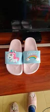 Unicorn Slippers Flip-Flops Beach-Sandals Home Shoes Rainbow Suihyung Toddler Girl Baby