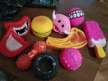 Squeaky Toy Ball Dog Fetching Play Puppy-Cat Chew-Sound Funny Quack 10PCS for Small Pet-Dog