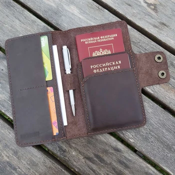 

Органайзер для путешествий, Дорожное портмоне, "Bocharoff", модель Traveler03, Ручная работа.