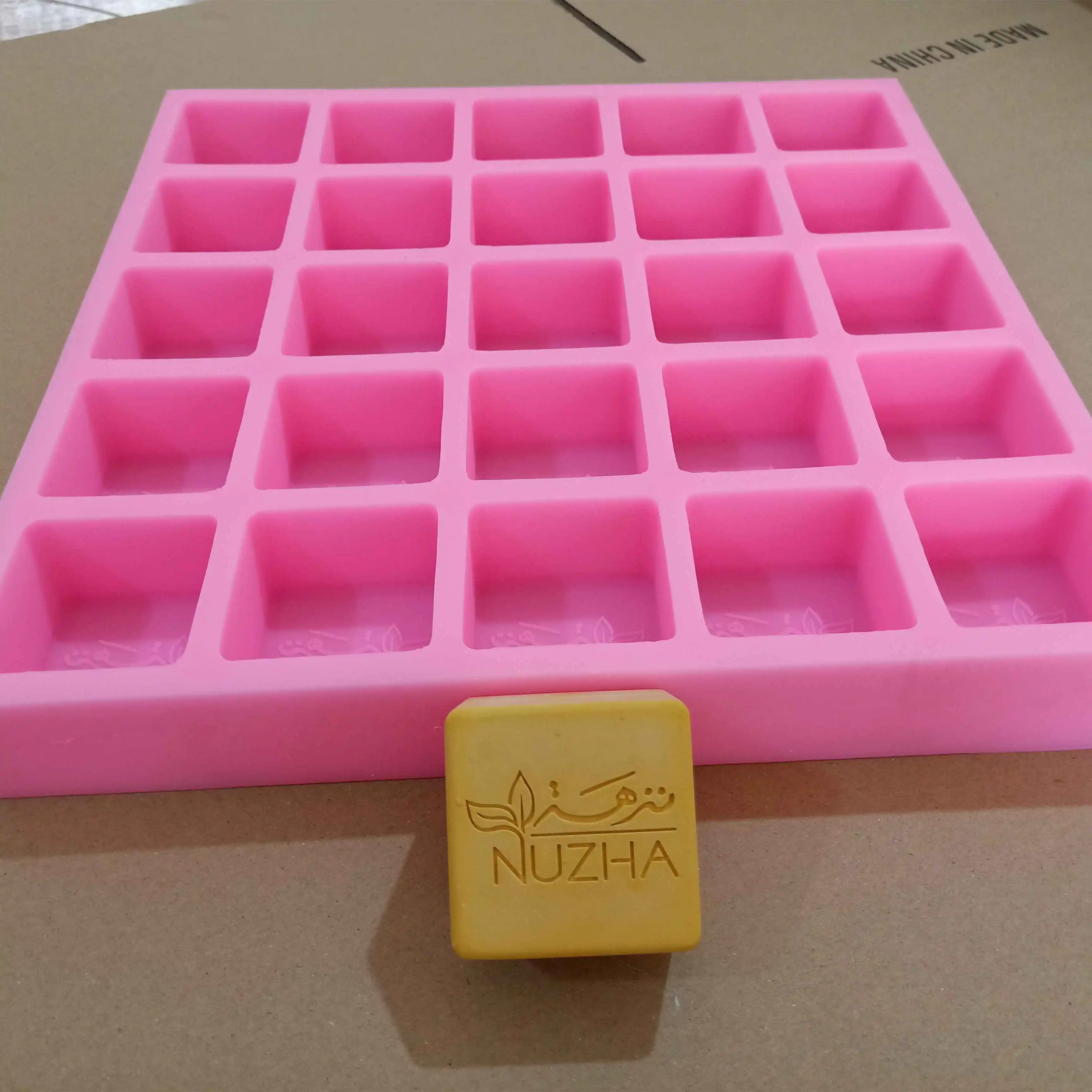 Cube Soap Mold Cubic Custom Soap Mould with Personalized Logo and Size
