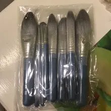 Foundation Eyeshadow Blush Synthetic-Hair-Brushes Iris-Series Beauty Mydestiny Set-Powder