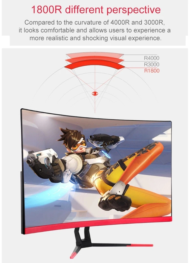 24 27 Inch Ultra-Wide Screen 144Hz Curved Led