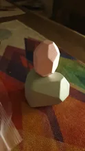 Bloques de construcción de piedra colorida Jenga para niños, juguete educativo de estilo nórdico creativo, piedra de arcoíris, juguete de madera