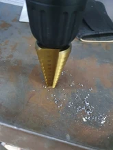 3pc Hss conjunto de broca de paso cono cortador agujero cónico métrico 4 - 12 / 20 / 32mm 1 / 4 titanium de metal recubierto de hex brocas de sierra